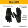 High Dexterity Reinforced Secure Cuff Glove