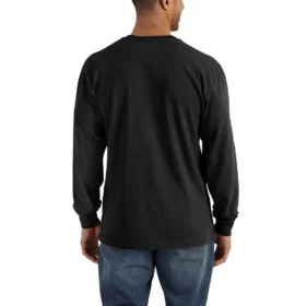 Men’s Dearborn Loose Fit Heavyweight Long Sleeve Henley Pocket T-Shirt
