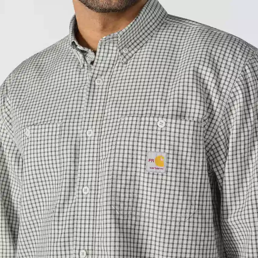 Men's Fr Force Sun Defender™ Long Sleeve Plaid Shirt - Sun Protection Shirts