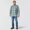 Men's Fr Loose Fit Long Sleeve Twill Plaid Shirt - Flame Resistant Shirts