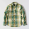 Men's Fr Loose Fit Long Sleeve Twill Plaid Shirt - Flame Resistant Shirts