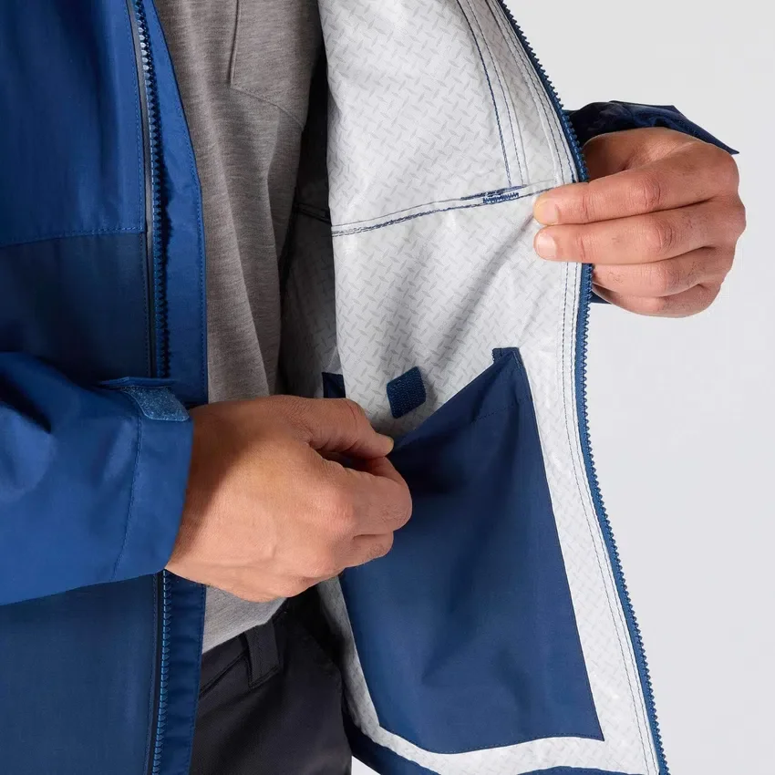 Men's Monterey Lightweight Packable Waterproof Rain Jacket: Storm Defender Jacket