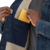 Men's Relaxed Fit Sherpa-Lined Denim Jacket