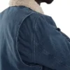 Men's Relaxed Fit Sherpa-Lined Denim Jacket