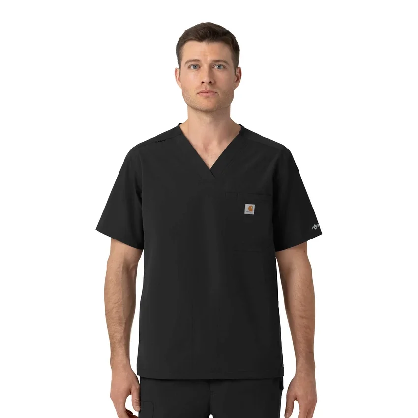 Rugged Flex Fld Ripstop V-Neck Scrub Top