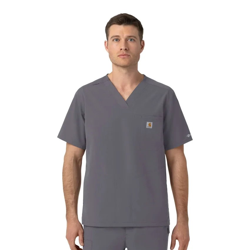 Rugged Flex Fld Ripstop V-Neck Scrub Top