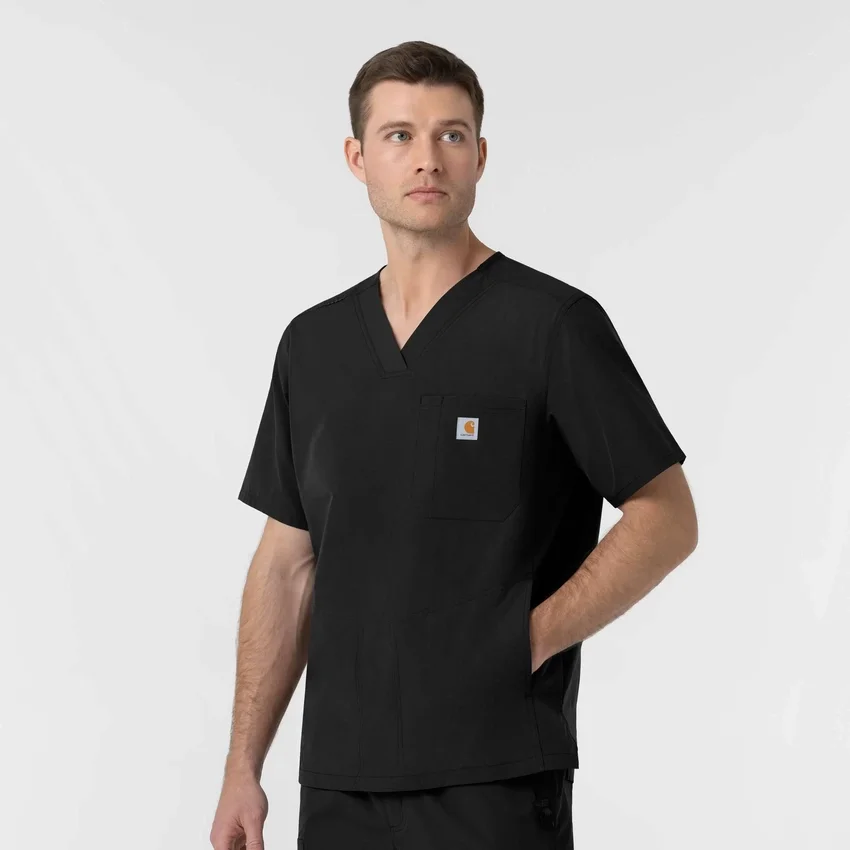 Rugged Flex Fld Ripstop V-Neck Scrub Top