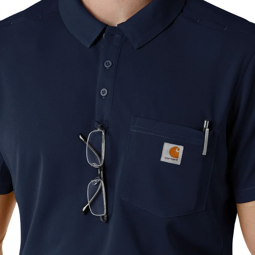 Rugged Flex® Rscu Lightweight Short Sleeve Polo Scrub Top