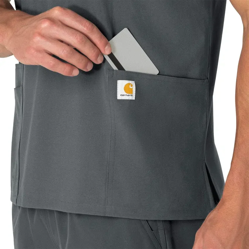 Unisex Force Essentials V-Neck 6-Pocket Scrub Top