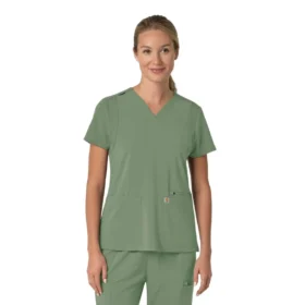Women's Force Cross-Flex Flex Panel V-Neck Scrub Top