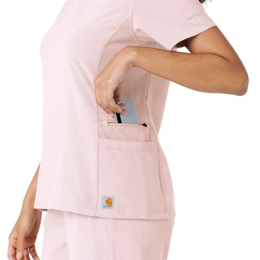 Women's Force Cross-Flex Knit Panel Scrub Top
