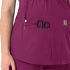 Women's Force Essentials Henley Maternity Scrub Top