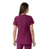Women's Force Essentials Notch Neck Tunic Knit Panel Scrub Top