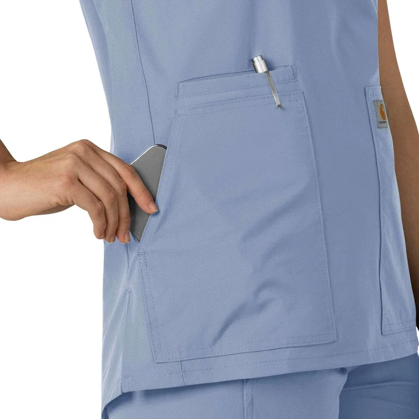 Women's Force Essentials Notch Neck Tunic Scrub Top