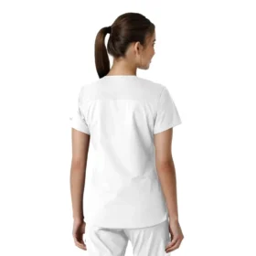 Women’s Force Essentials V-Neck Knit Panel Scrub Top