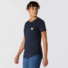 Women’s Force Relaxed Fit Moisture Wicking Pocket T-Shirt
