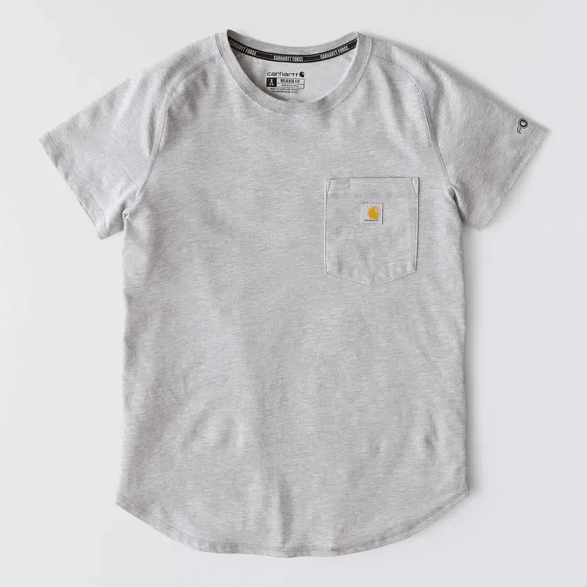 Women's Force Relaxed Fit Moisture Wicking Pocket T-Shirt