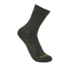 Women's Lightweight Durable Nylon-Synthetic Blend Short Crew Sock