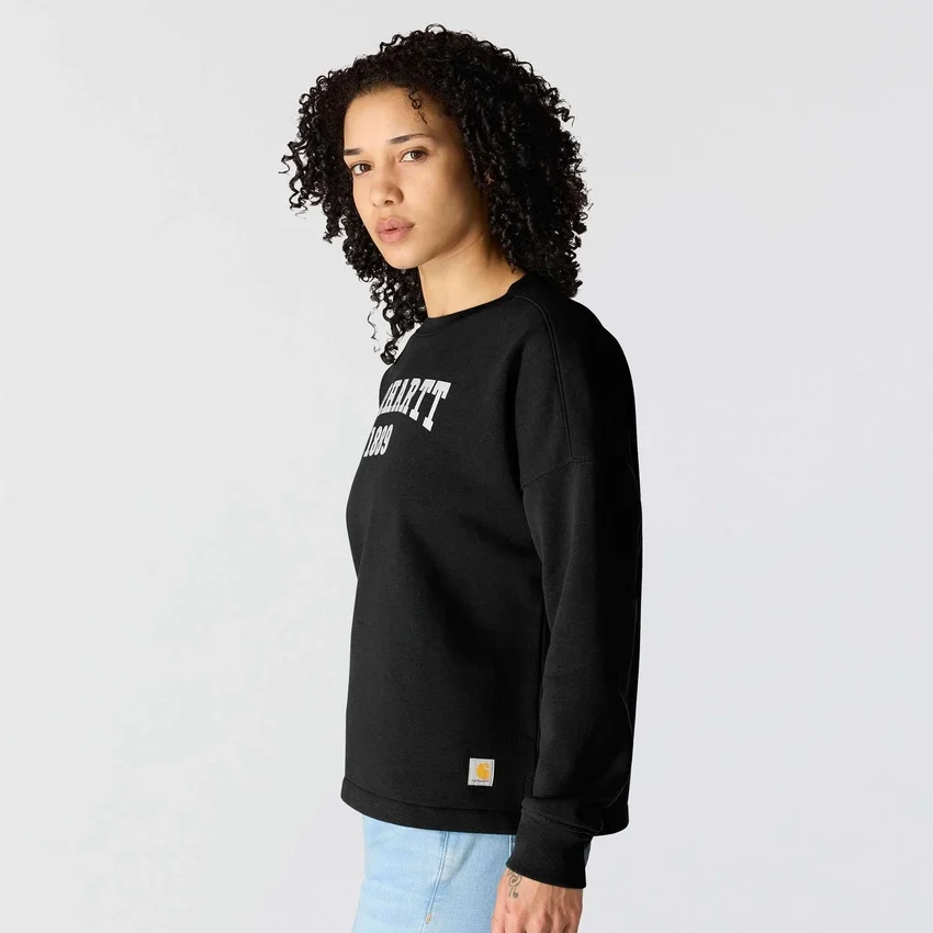Women's Loose Fit Midweight Carhartt 1889 Graphic Crewneck Sweatshirt
