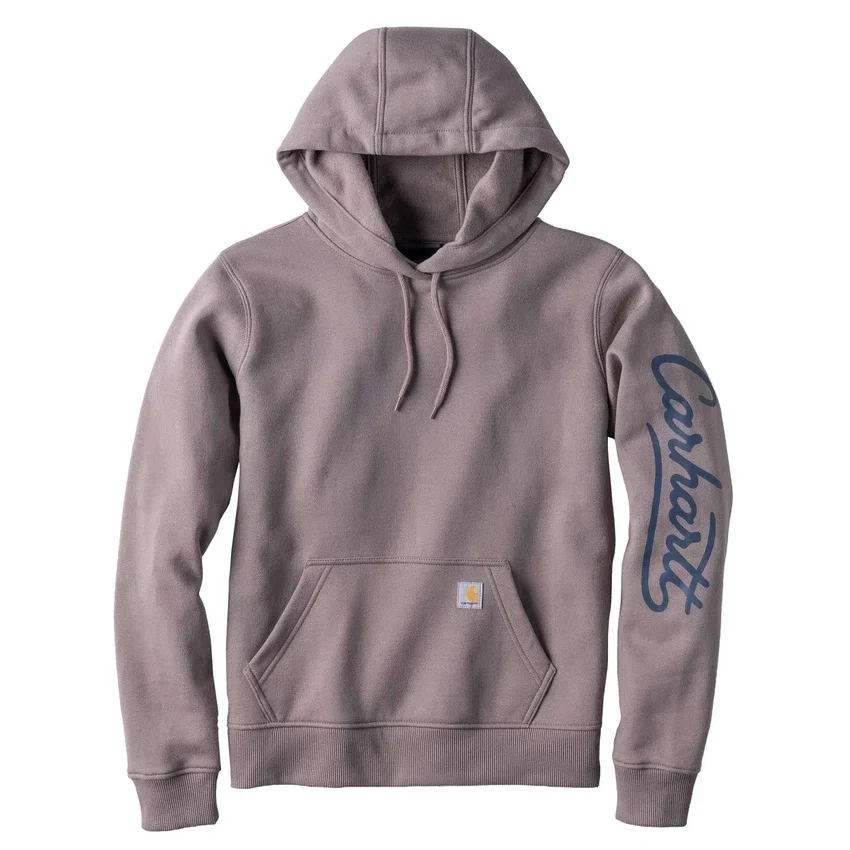 Women's Sawyer Script Logo Sleeve Hoodie