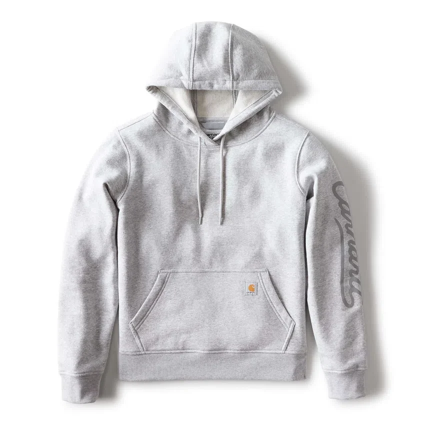 Women's Sawyer Script Logo Sleeve Hoodie