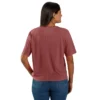 Women's Tencel Loose Fit Lightweight Crewneck Pocket T-Shirt