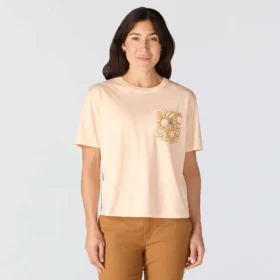 Women’s Tencel Loose Fit Lightweight Floral Graphic T-Shirt