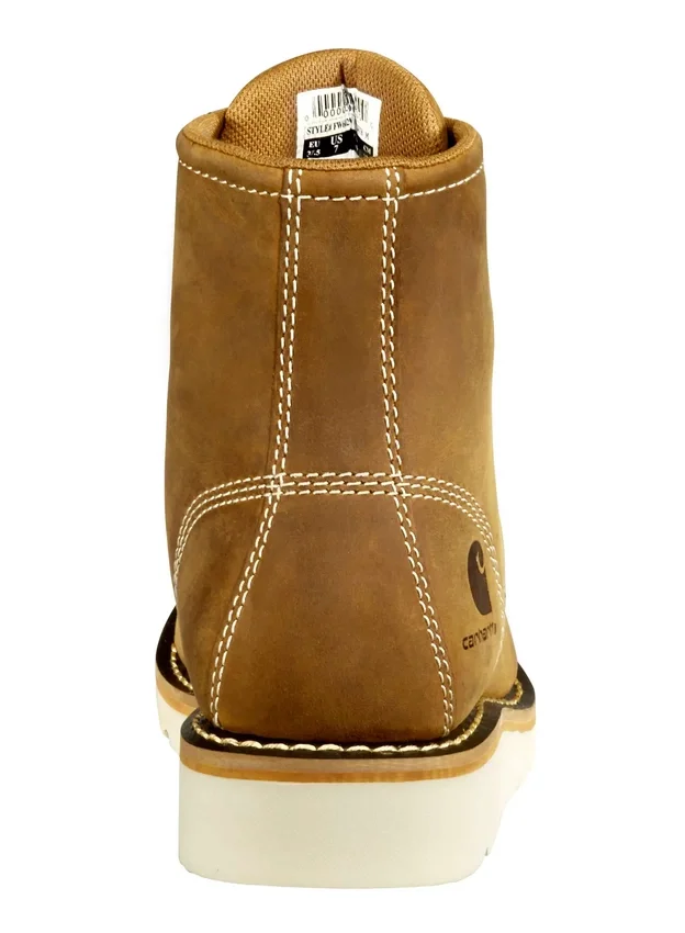 Women's Waterproof 6" Moc Toe Wedge Boot